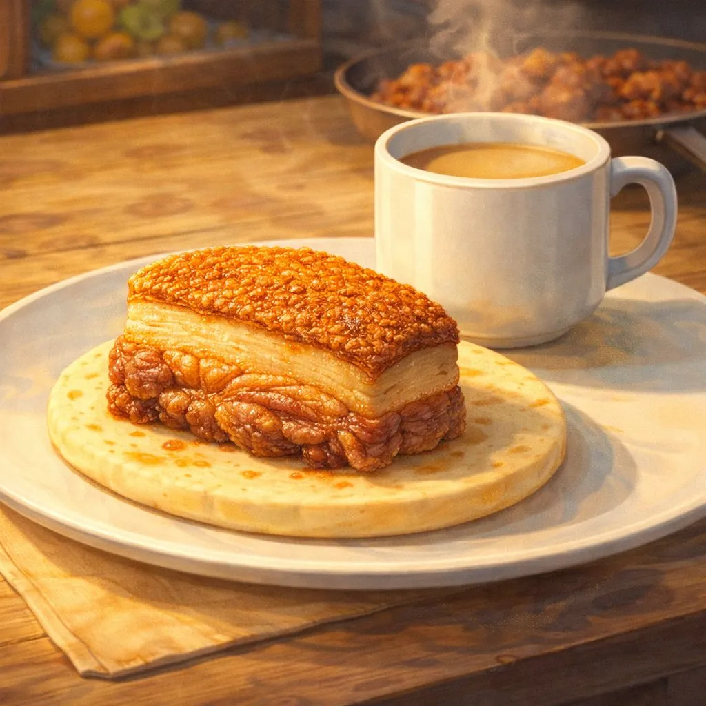 [DES-004] Arepa con Chicharrón